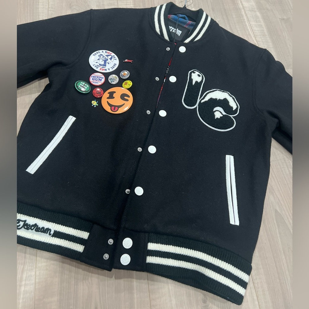 NWT Ice Cream Varsity Jacket